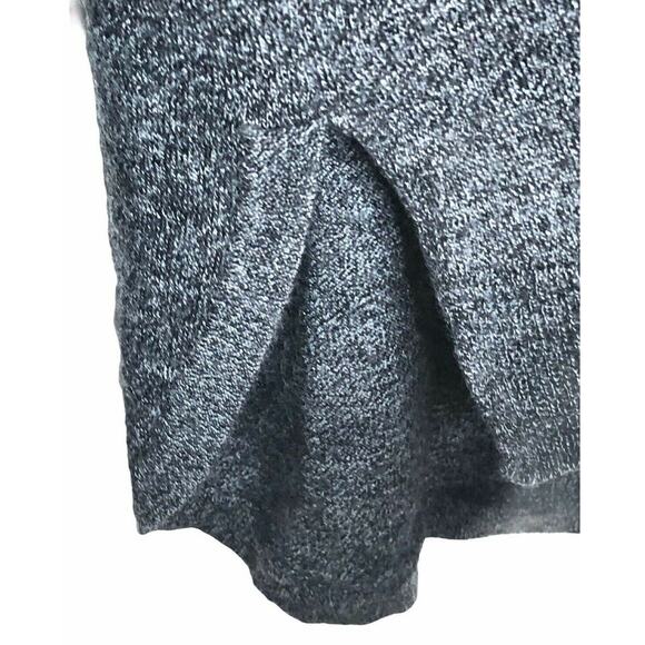 Madewell Sz L 47"B Lagenlook Gray Merino Wool Blend High Low Southstar Sweater - Picture 5 of 9